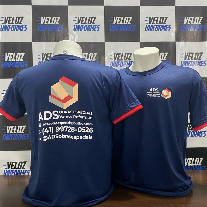Camisetas personalizadas com logo para empresas — Veloz Uniformes