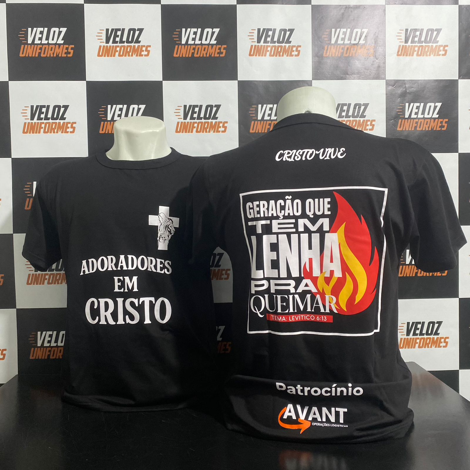 Camiseta para ministério de louvor