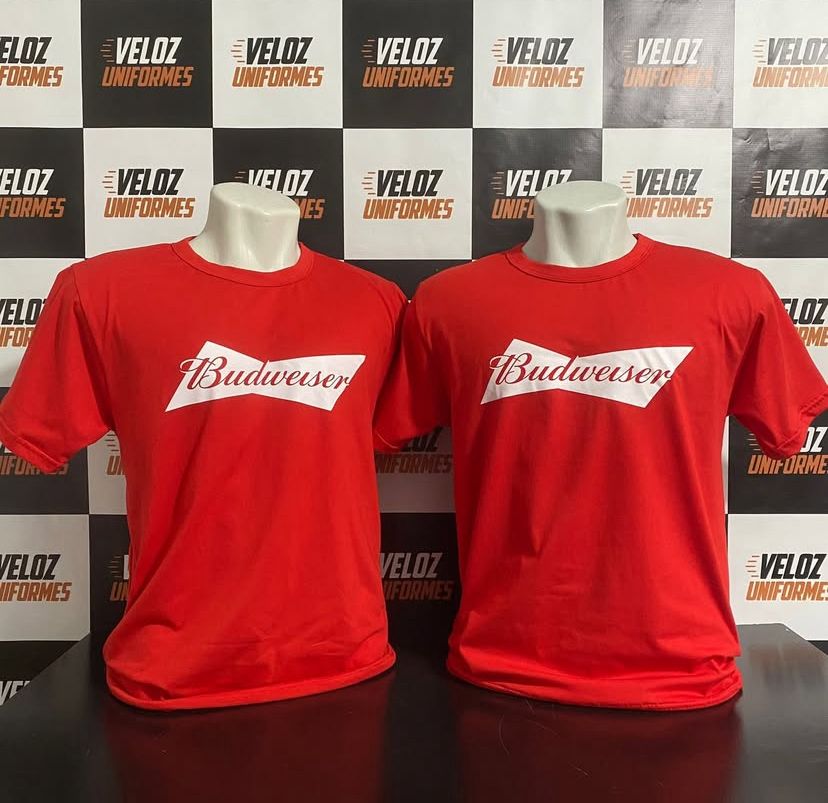 Camiseta Budweiser — evento de marca