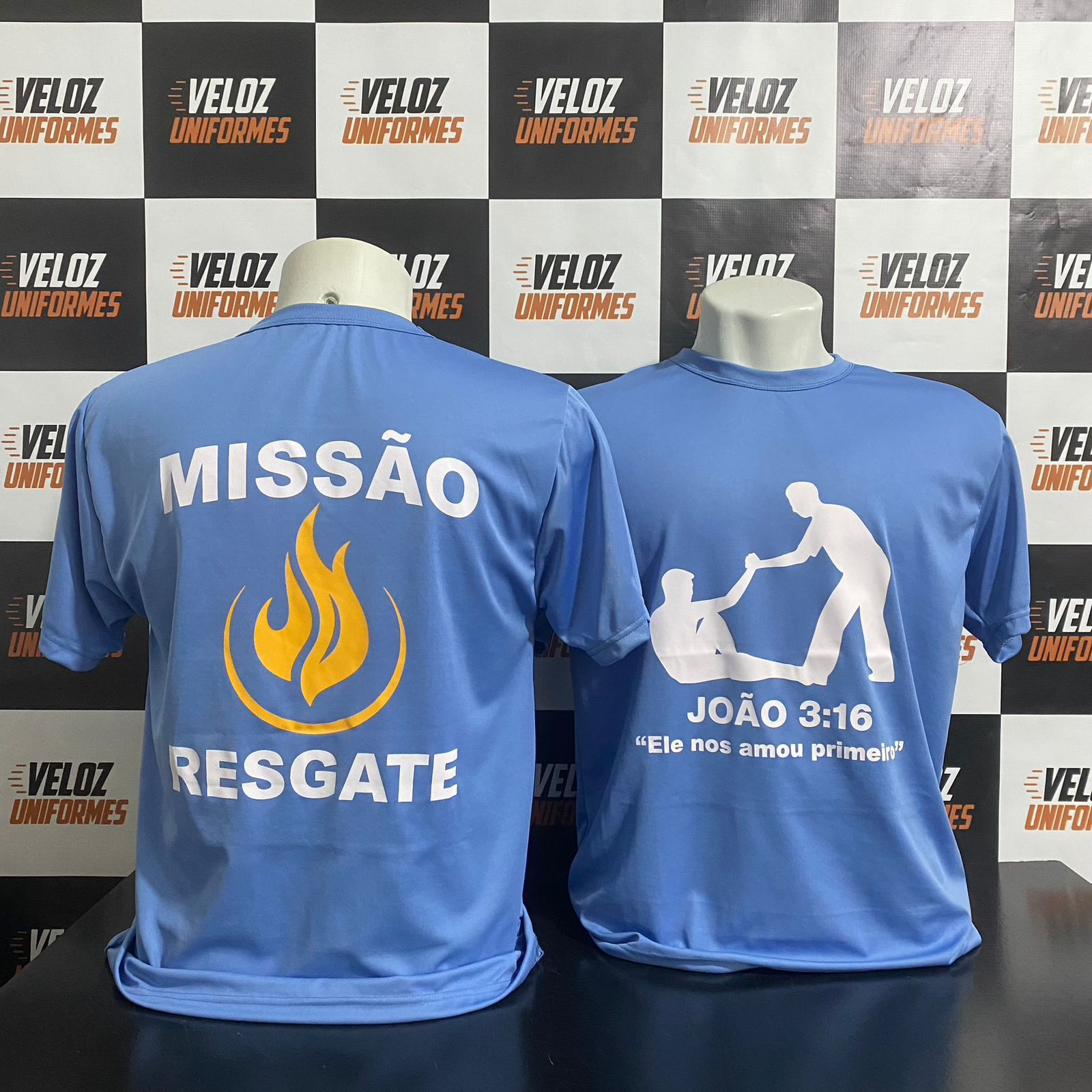 Camiseta personalizada para igreja ou grupo religioso