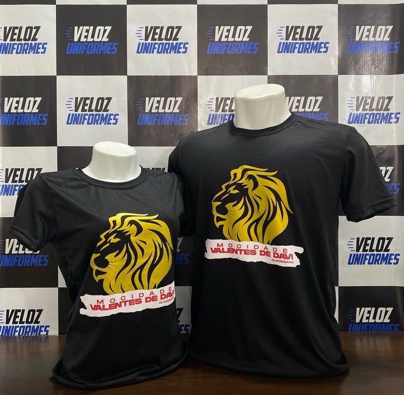 Camiseta Valentes de Davi — ministério personalizado