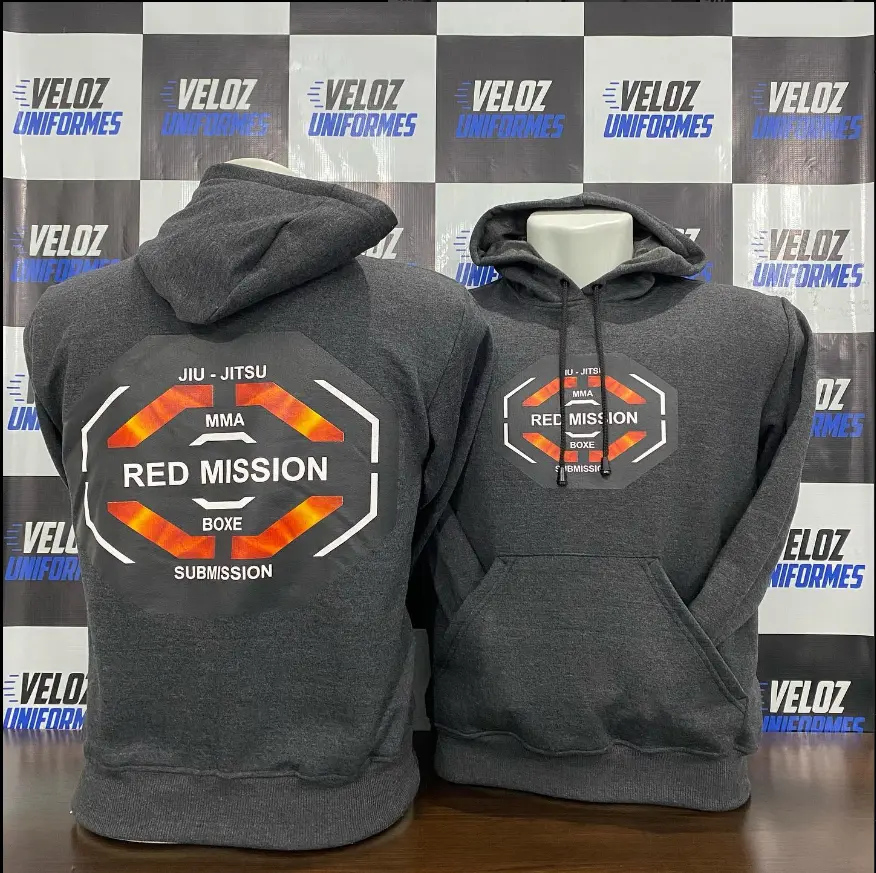 Moletom cinza personalizado