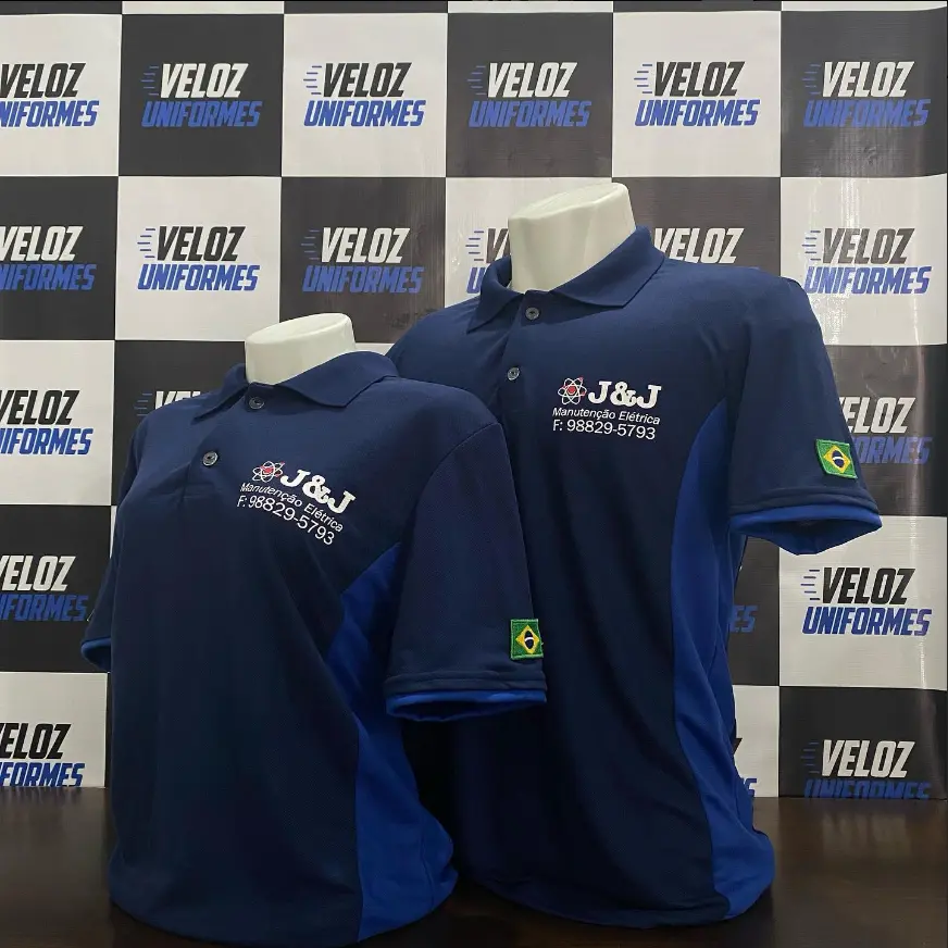 Camisa polo personalizada para construção civil
